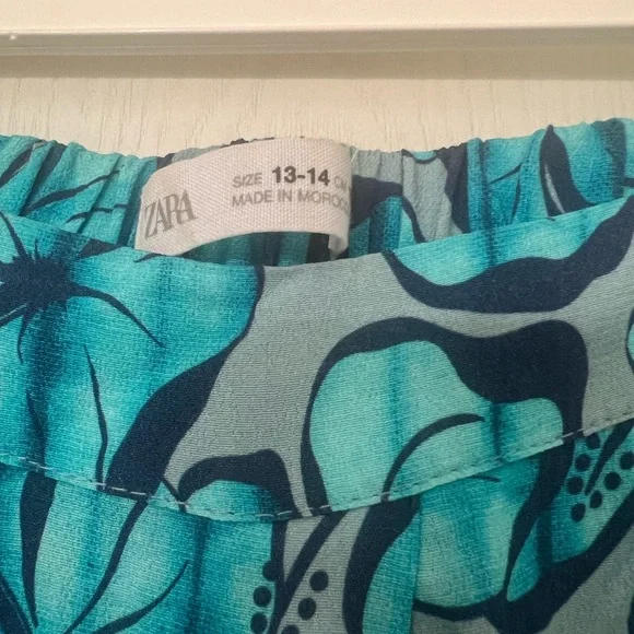 Blue Floral pants - Picture 5 of 8